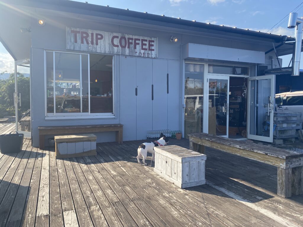 宮崎市で犬と一緒に過ごせるおすすめスポット 宮崎市熊野（宮崎市南エリア） コーヒー専門店 TRIP COFFEE 画像4